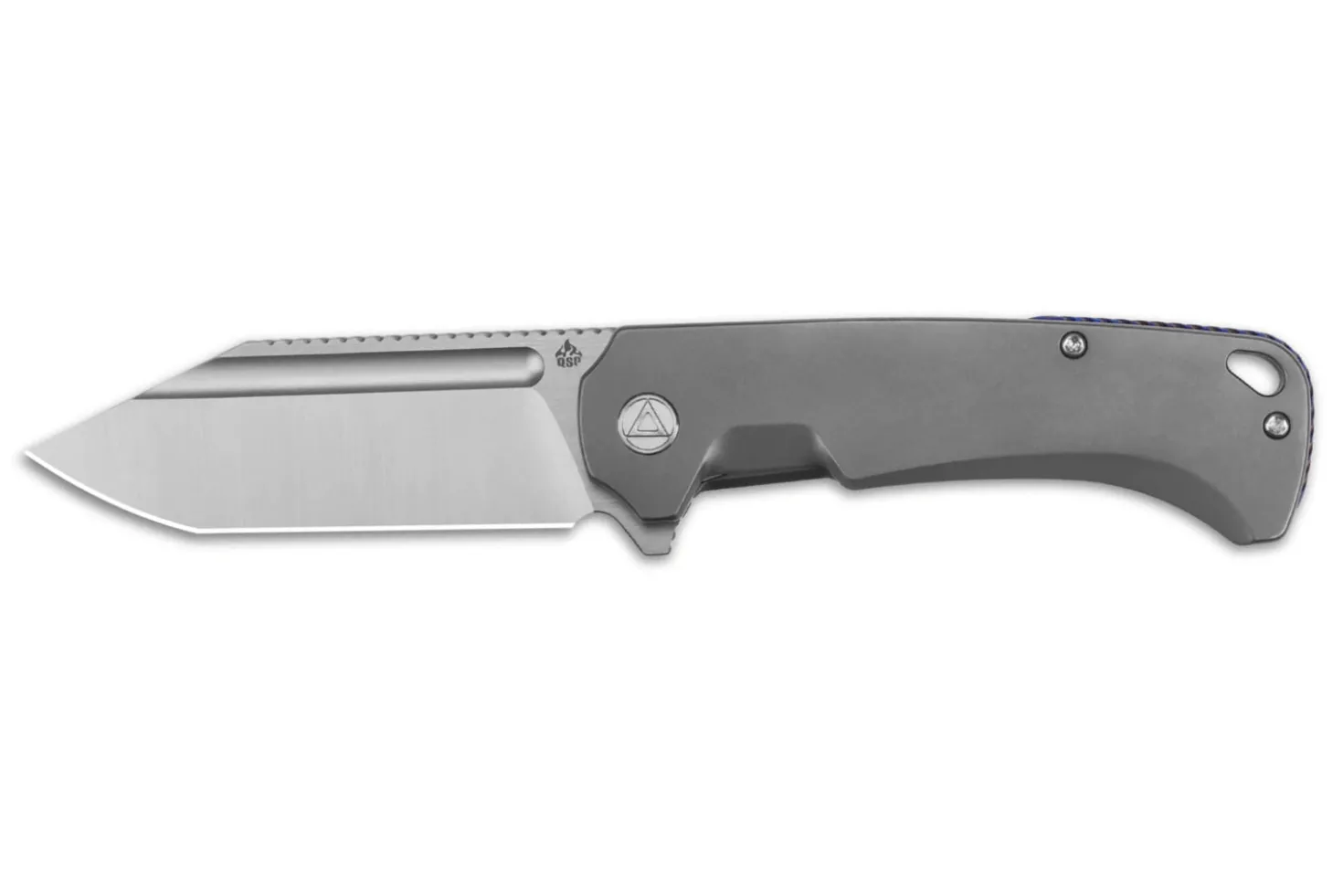 Couteau pliant QSP Rhino 143A manche en titane gris 10,8cm