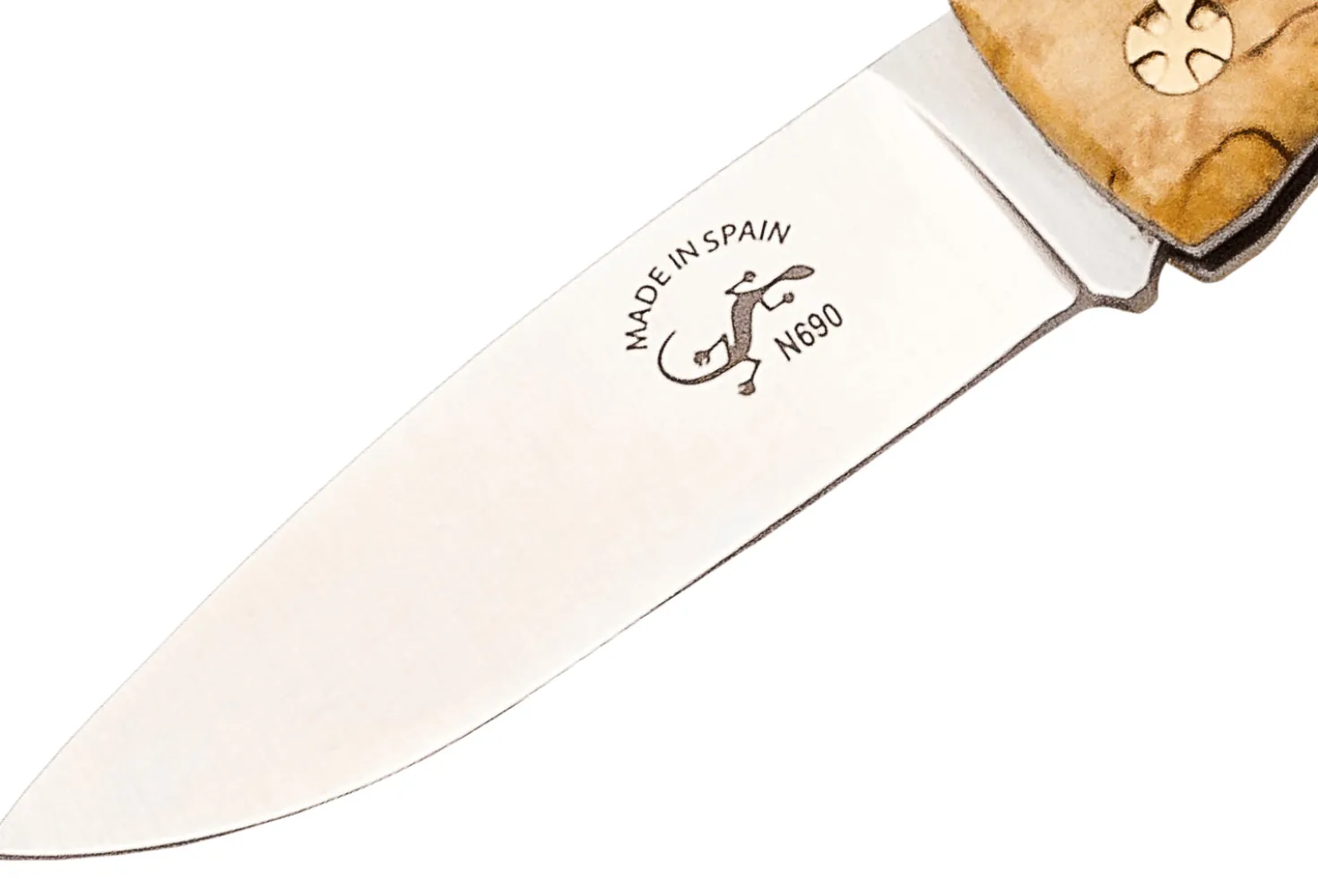 Couteau pliant Salamandra manche bouleau 9,5cm