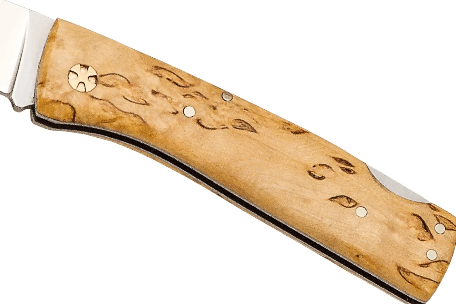 Couteau pliant Salamandra manche bouleau 9,5cm