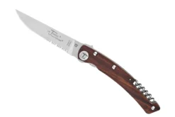 Couteau pliant semi dentelé Le Thiers Liner Lock Claude Dozorme vallernia 12,5cm