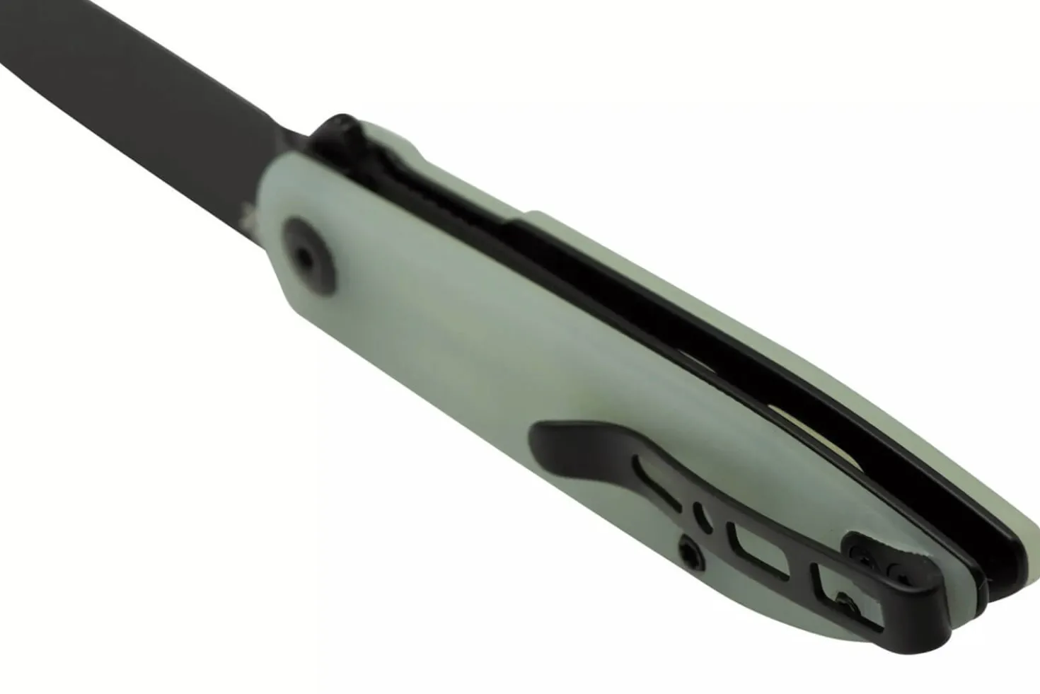 Couteau pliant Sencut Bocll II S220192 lame noire manche en G10 naturel 9,5cm