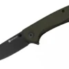 Couteau pliant Sencut Fritch S220141 manche en micarta vert 10,2cm