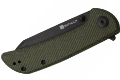 Couteau pliant Sencut Fritch S220141 manche en micarta vert 10,2cm