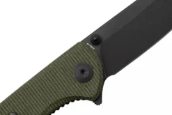 Couteau pliant Sencut Fritch S220141 manche en micarta vert 10,2cm