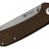Couteau pliant Sencut Fritch S220143 manche en micarta marron 10,2cm