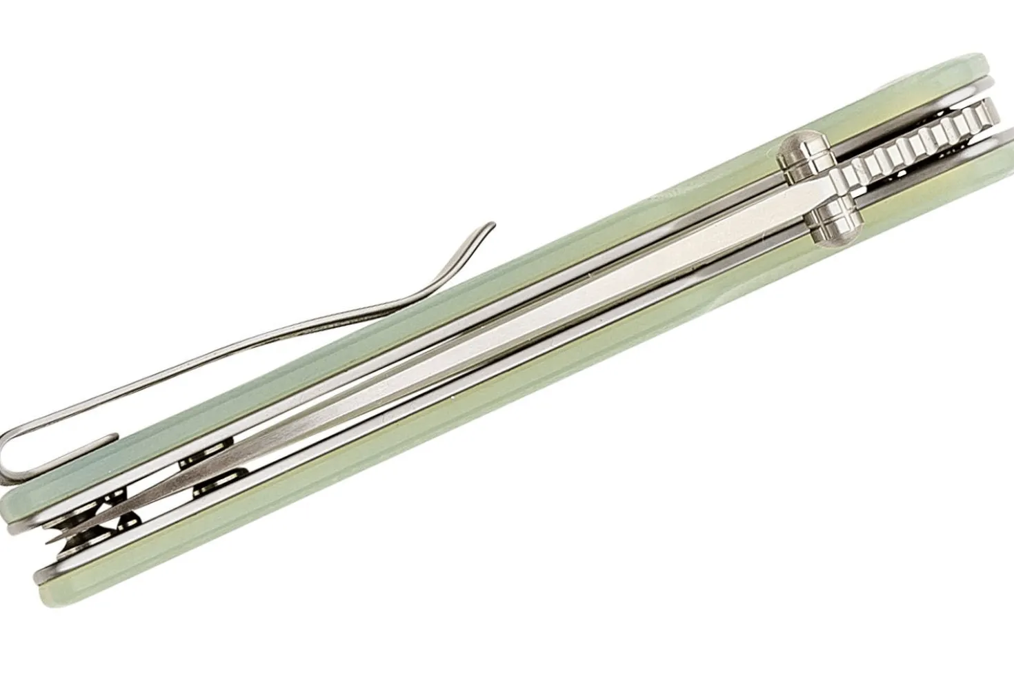 Couteau pliant Sencut Sachse S210074 manche en G10 vert naturel 11cm