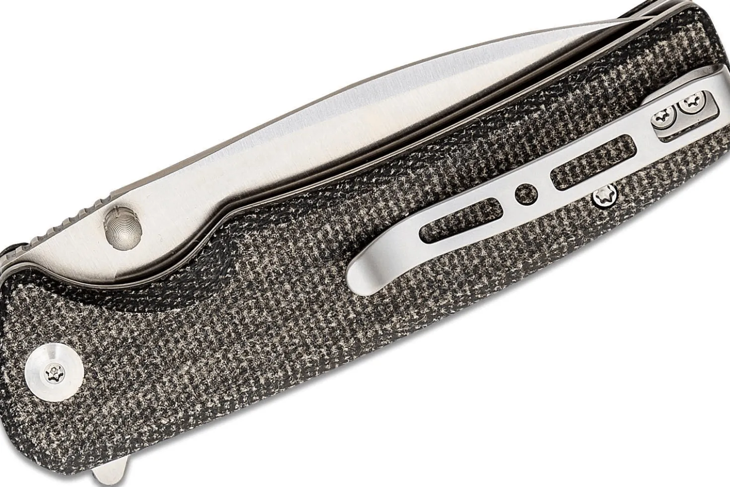 Couteau pliant Sencut Sachse S210071 manche en micarta noir 11cm