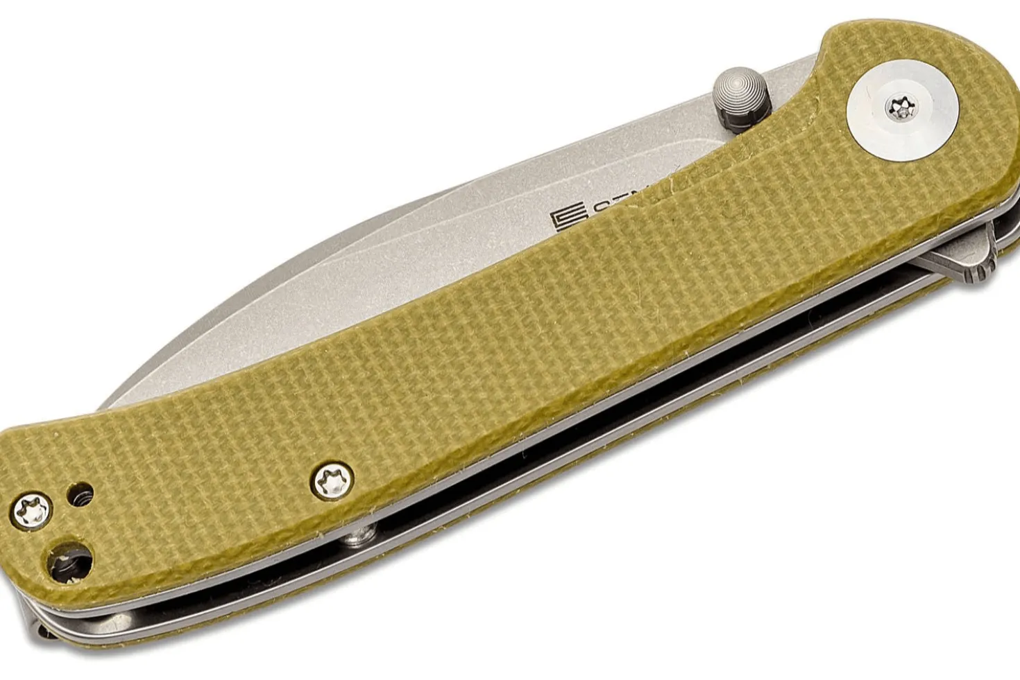 Couteau pliant Sencut Scepter SA03E manche en micarta olive 10cm