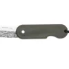 Couteau pliant Skult français éco-responsable Le Banc de Poissons manche vert 10cm