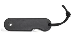 Couteau pliant Skult français éco-responsable manche noir 10cm