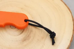 Couteau pliant Skult français éco-responsable Le Tatoué manche orange 10cm
