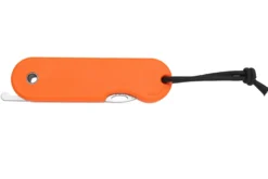 Couteau pliant Skult français éco-responsable Le Tatoué manche orange 10cm