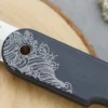 Couteau pliant Skult français éco-responsable La Vague manche gris 10cm