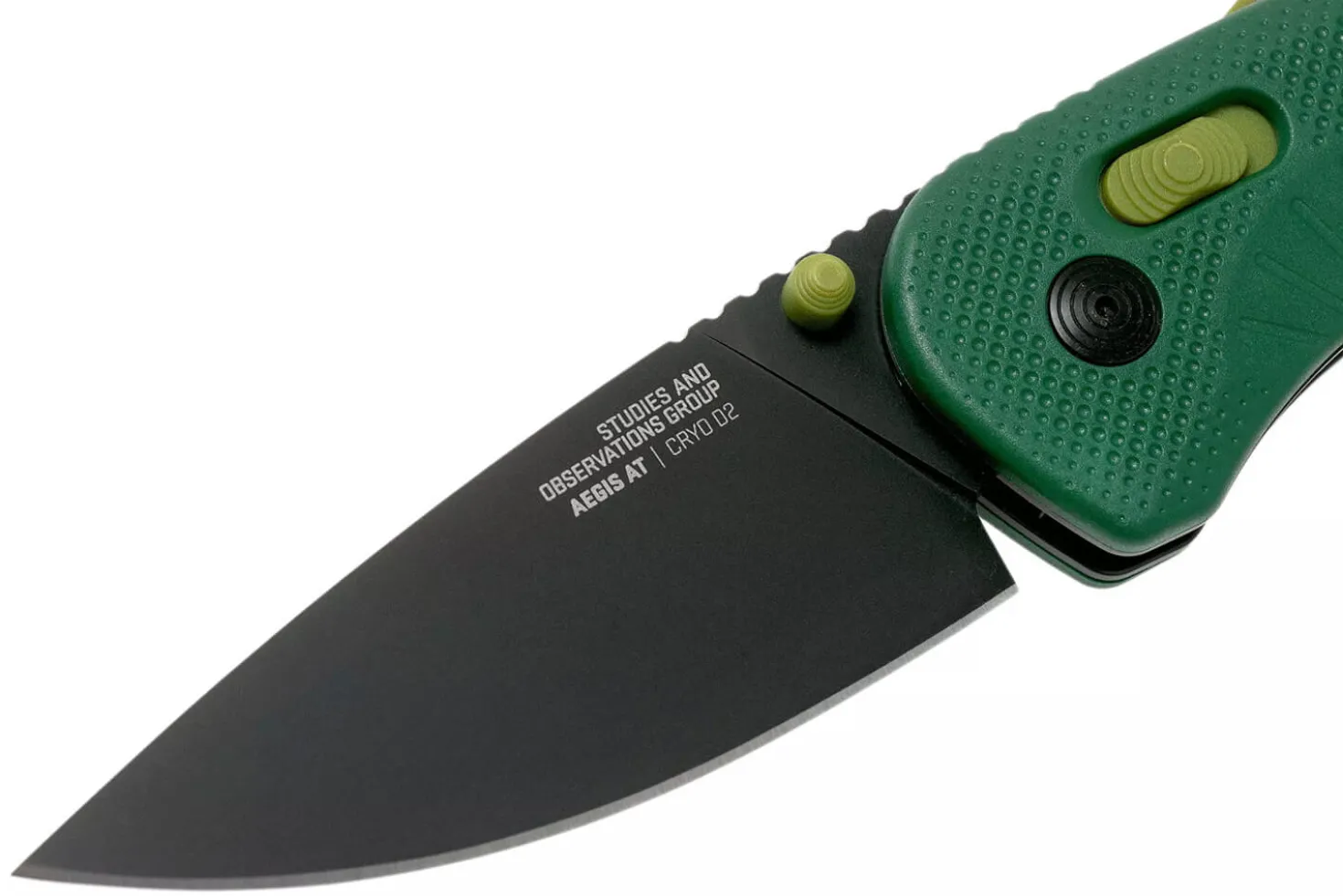 Couteau pliant SOG Aegis AT SGAEFOMO manche en nylon/fibres de verre vert 12,7cm