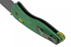Couteau pliant SOG Aegis AT SGAEGISATTANTOFOMO manche en nylon/fibres de verre vert 12,7cm