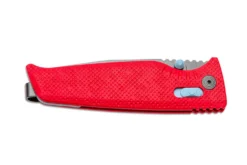 Couteau pliant SOG Altair XR SGALTAIRXRRB manche en nylon/fibres de verre 10,2cm rouge/bleu