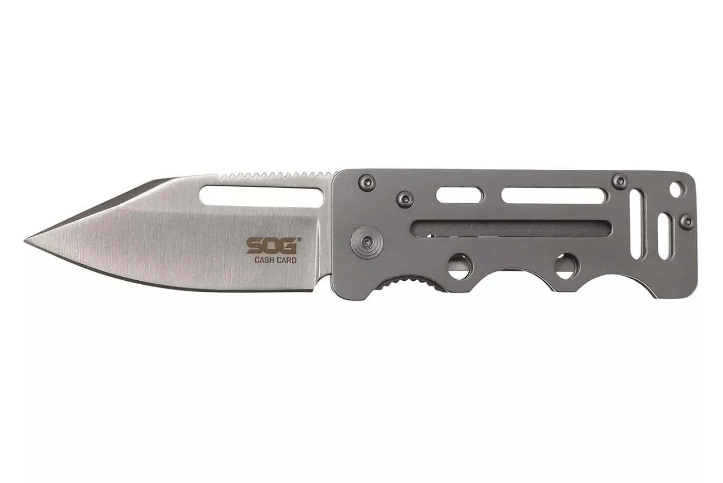 Couteau pliant SOG Cash Card Knive SGEZ_1 manche ajouré en acier 12cm
