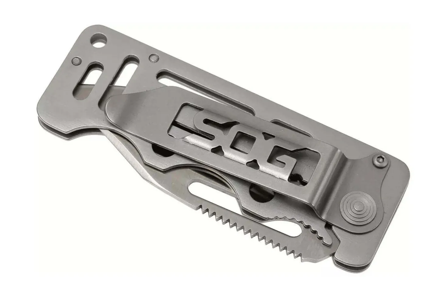 Couteau pliant SOG Cash Card Knive SGEZ_1 manche ajouré en acier 12cm