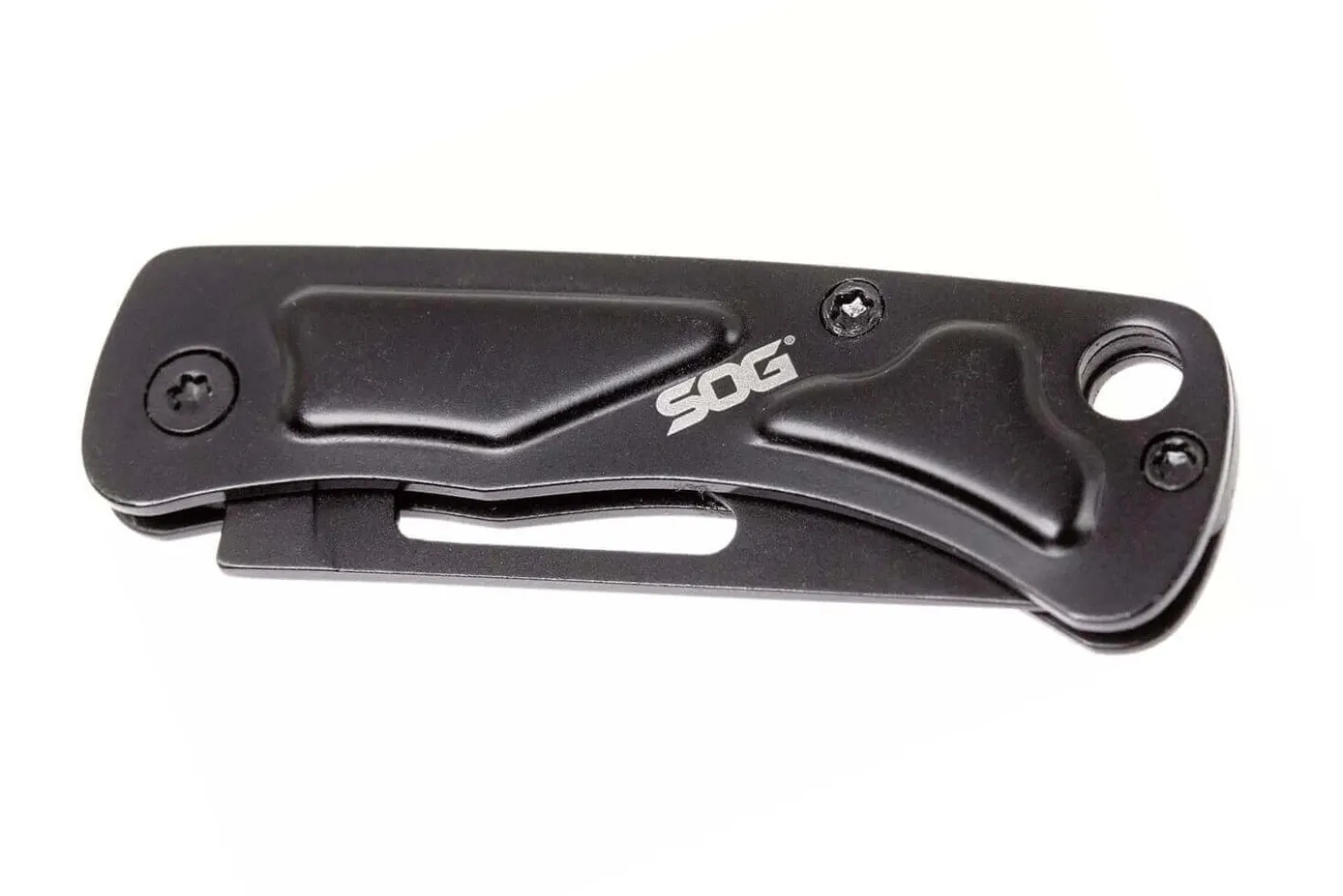 Couteau pliant SOG Centi I SGCE1002 manche en acier 5cm noir