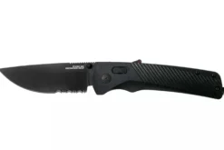 Couteau pliant SOG Flash At Blackout SGFLASHSBK manche en FRN noir 11,6cm