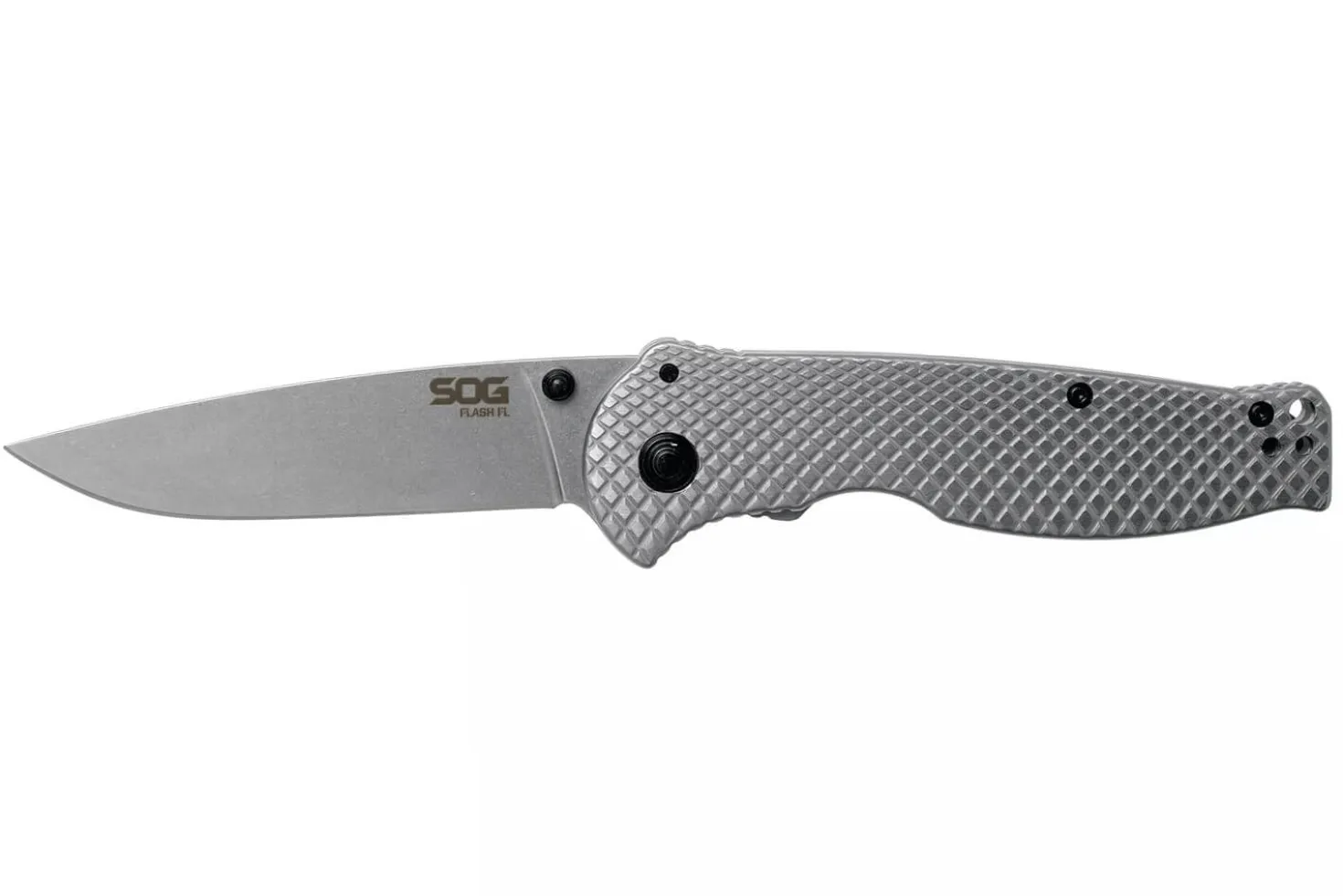 Couteau pliant SOG Flash FL SGFLASH manche en acier inoxydable 11,4cm