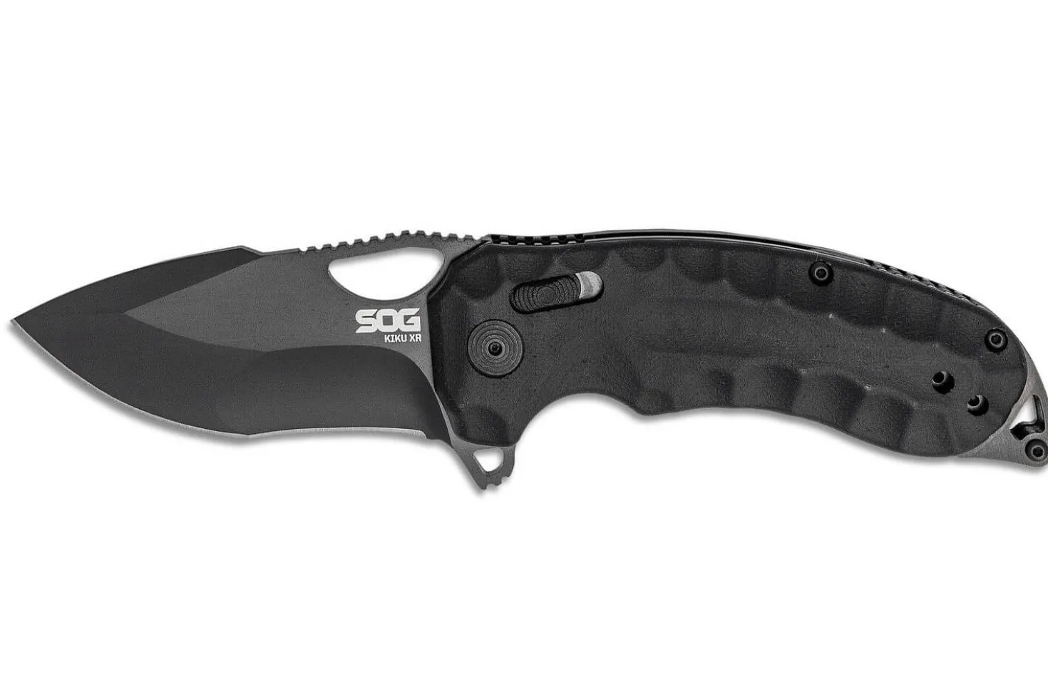 Couteau pliant SOG Kiku XR Black SGKIKUXRBK manche G10/carbone noir 10,9cm