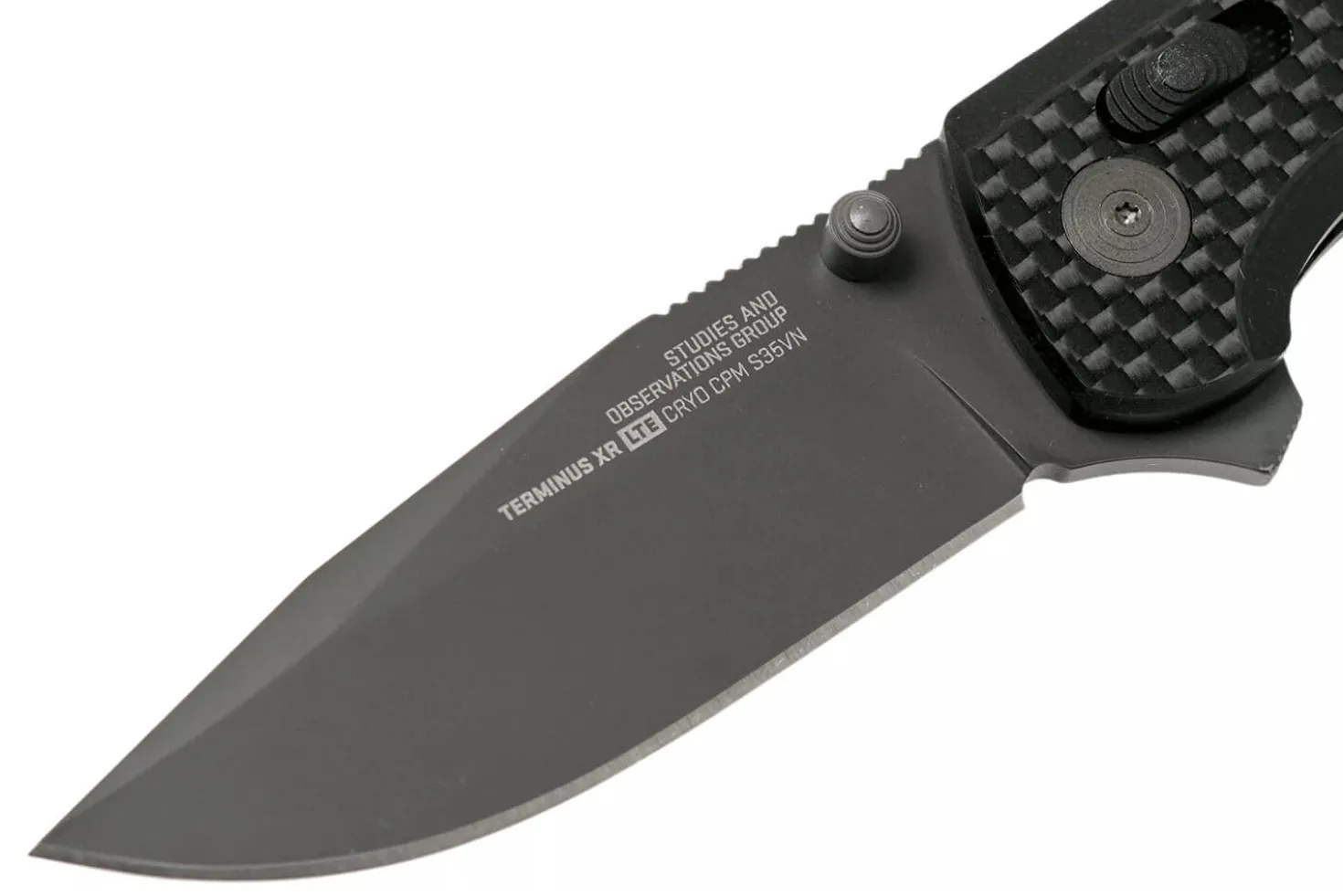 Couteau pliant SOG Terminus XR LTE SGTM1032 manche G10/carbone 10,8cm noir