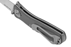 Couteau pliant SOG Twitch II SGTWI8 manche en aluminium gris 9cm avec clip de poche