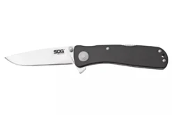Couteau pliant SOG Twitch II SGTWI8 manche en aluminium gris 9cm avec clip de poche