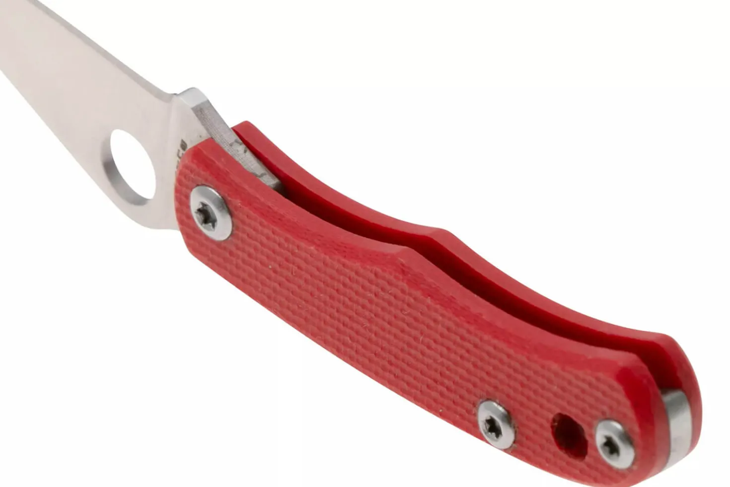 Couteau pliant Spyderco Bug C133GRDP manche 4,3cm en G10 rouge