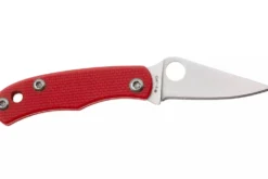Couteau pliant Spyderco Bug C133GRDP manche 4,3cm en G10 rouge