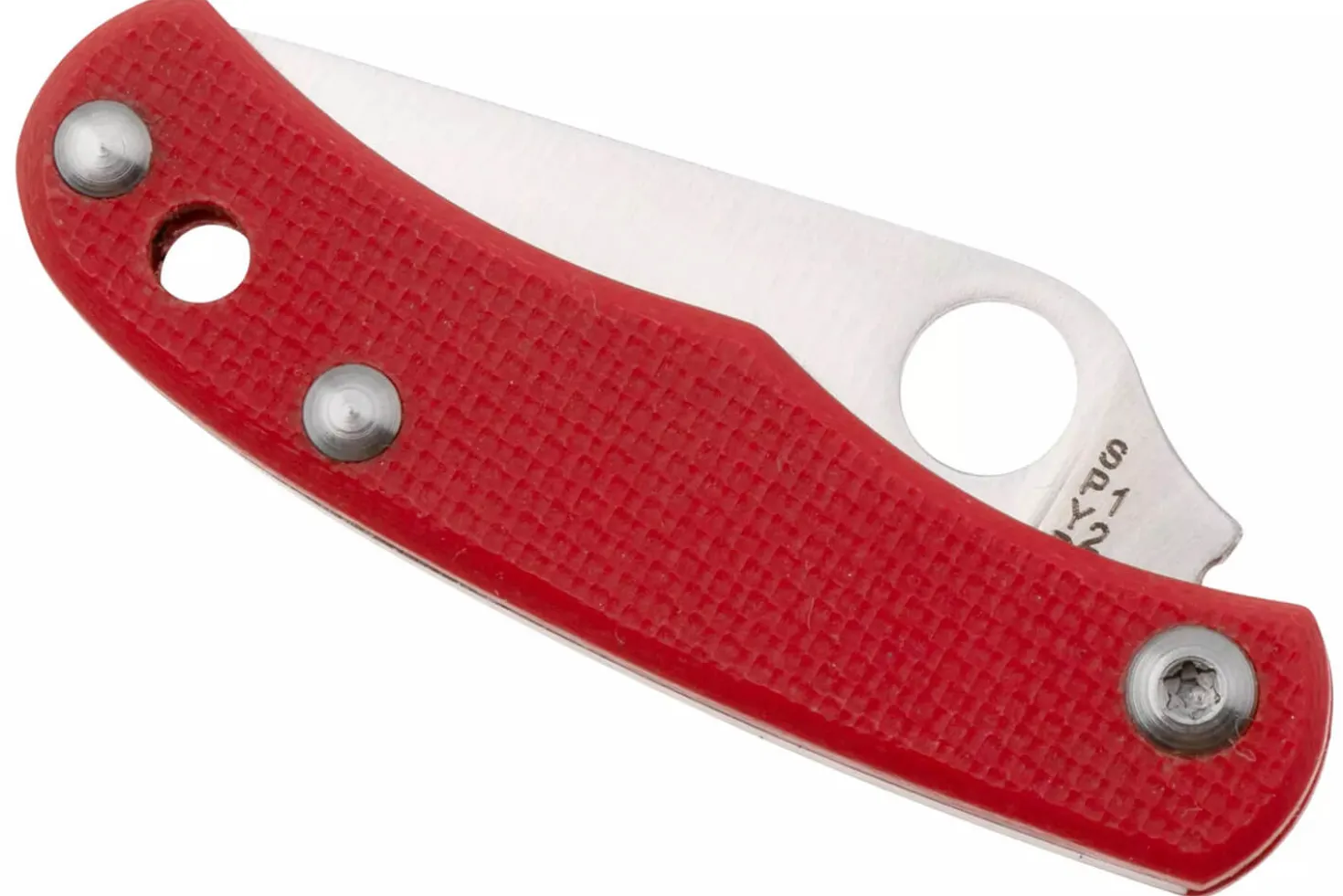Couteau pliant Spyderco Bug C133GRDP manche 4,3cm en G10 rouge