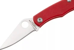 Couteau pliant Spyderco Bug C133GRDP manche 4,3cm en G10 rouge