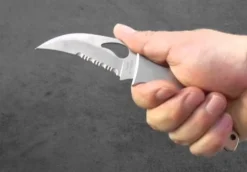 Couteau pliant Spyderco BYRD Crossbill à dents tout inox 12cm