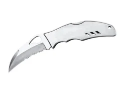 Couteau pliant Spyderco BYRD Crossbill à dents tout inox 12cm