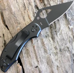 Couteau pliant Spyderco BYRD Robin 2 lame noire 8.5cm