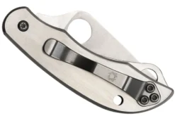 Couteau pliant Spyderco Clipitool C176PS manche en acier 6,5cm + scie