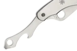 Couteau pliant Spyderco Clipitool C175P manche en acier 6,5cm + ouvre bouteille