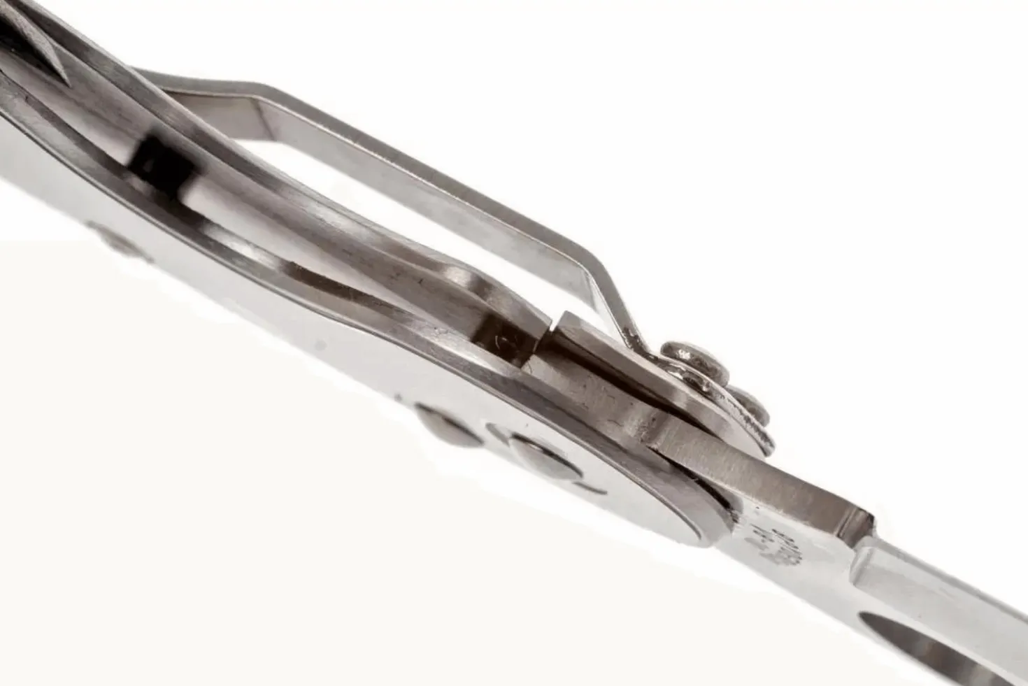 Couteau pliant Spyderco Cricket C29P manche en acier inox 7cm