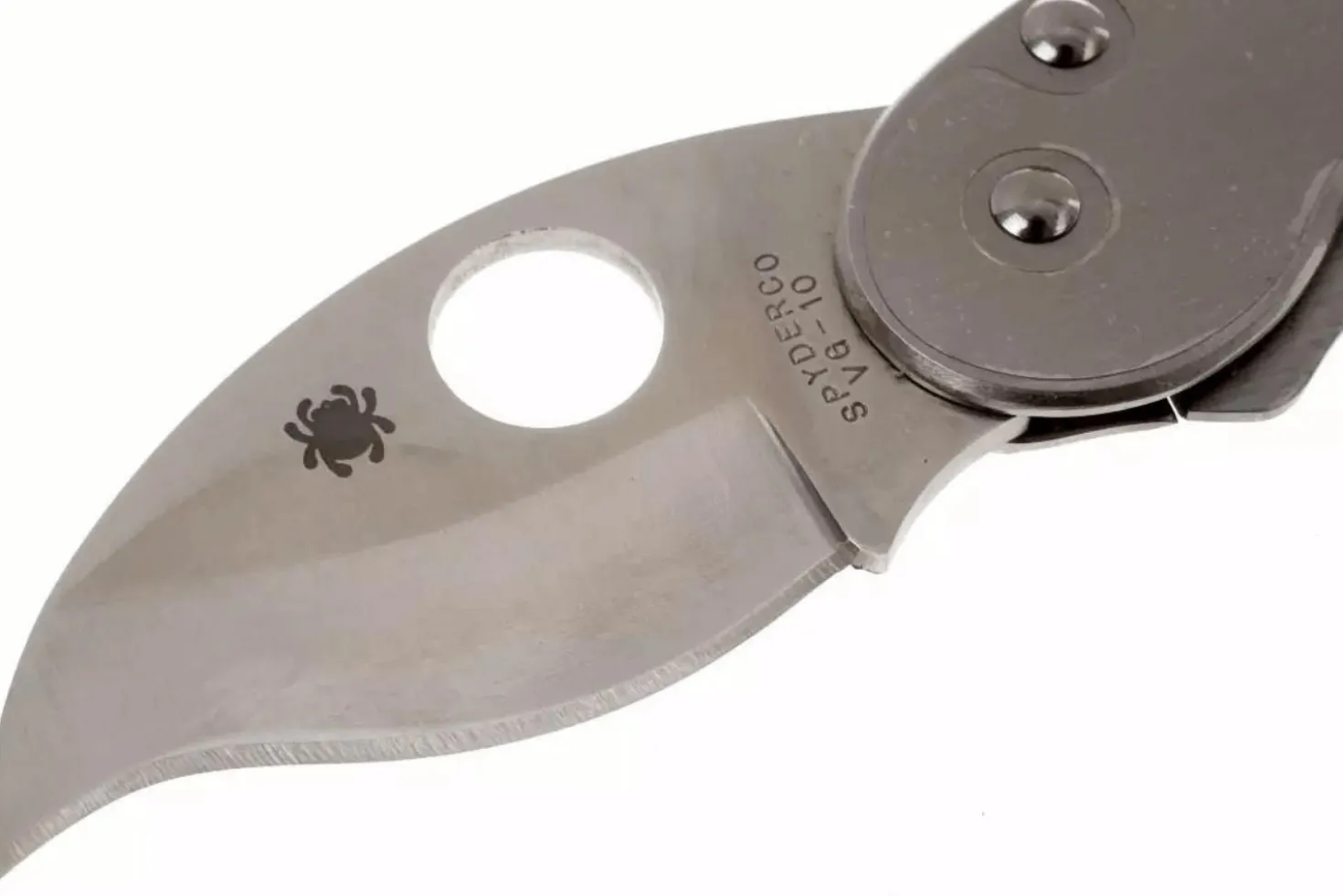 Couteau pliant Spyderco Cricket C29P manche en acier inox 7cm