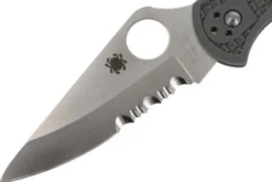Couteau pliant Spyderco Delica 4 C11PSFG vert feuillage en nylon/fibre de verre 10,8cm