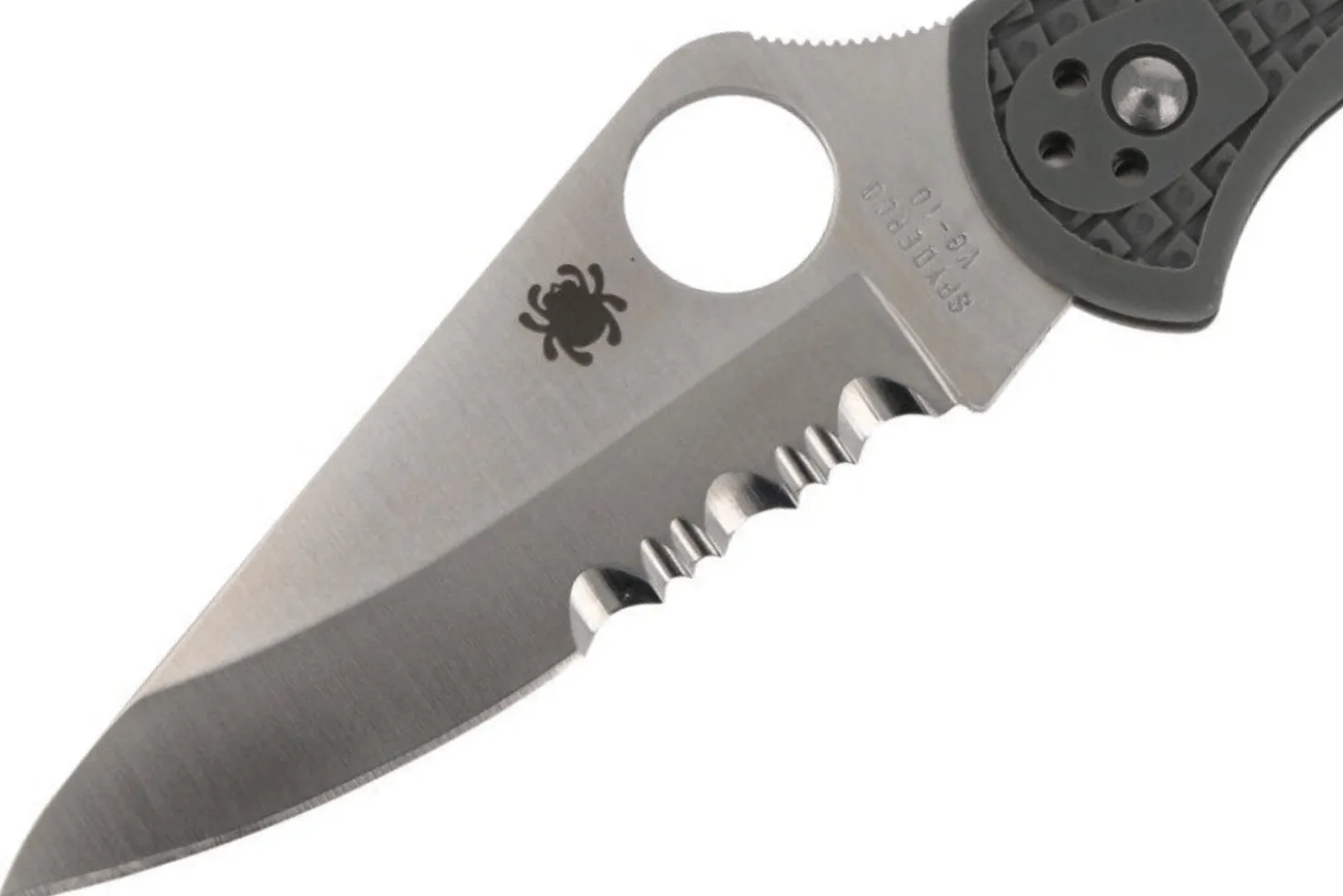 Couteau pliant Spyderco Delica 4 C11PSFG vert feuillage en nylon/fibre de verre 10,8cm