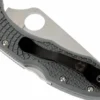Couteau pliant Spyderco Delica 4 C11FPGY en nylon/fibre de verre gris 10,8cm