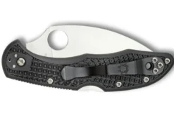Couteau pliant Spyderco Delica 4 C11FPWCBK Wharncliffe manche nylon/fibre de verre noir 10,8cm