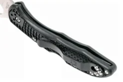 Couteau pliant Spyderco Delica 4 C11FPWCBK Wharncliffe manche nylon/fibre de verre noir 10,8cm