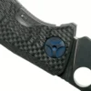 Couteau pliant Spyderco Drunken C235CFTIP manche en fibre de carbone/titane 11,7cm