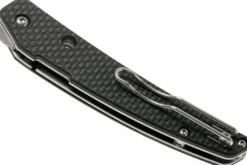Couteau pliant Spyderco Ikuchi C242CFP manche en fibre de carbone/G10 noir 11cm