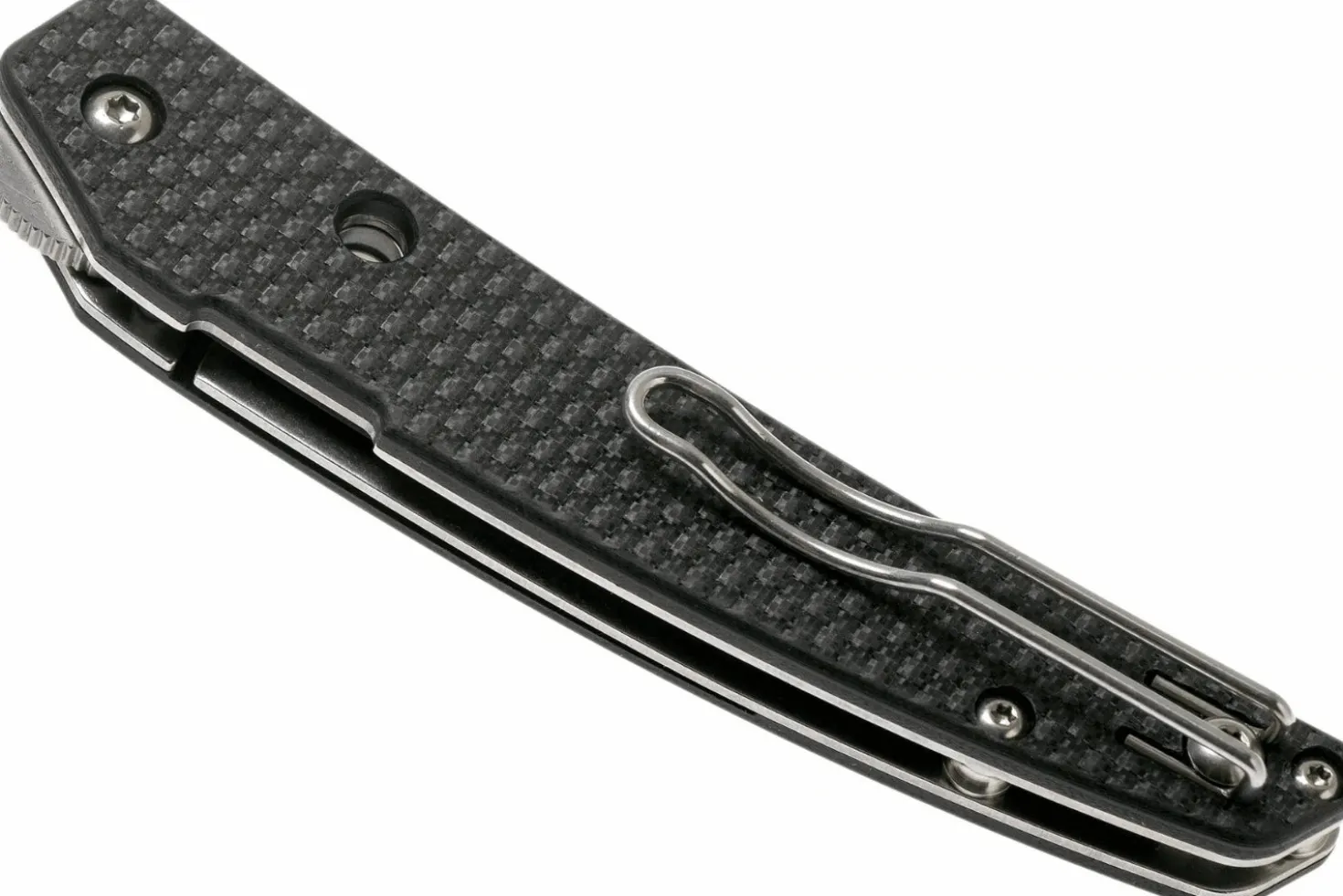 Couteau pliant Spyderco Ikuchi C242CFP manche en fibre de carbone/G10 noir 11cm