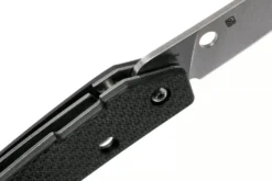 Couteau pliant Spyderco Ikuchi C242CFP manche en fibre de carbone/G10 noir 11cm