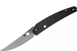 Couteau pliant Spyderco Ikuchi C242CFP manche en fibre de carbone/G10 noir 11cm